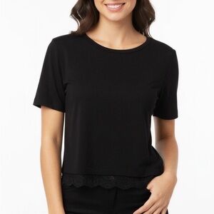 Michael Michael Kors Elegant Black tee short sleeve Size XS